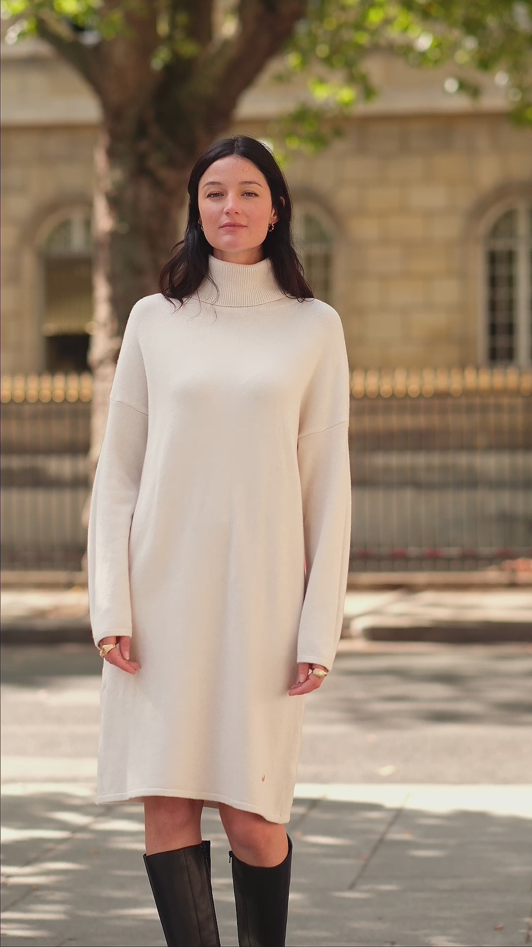 Robe pull Siria - Beige