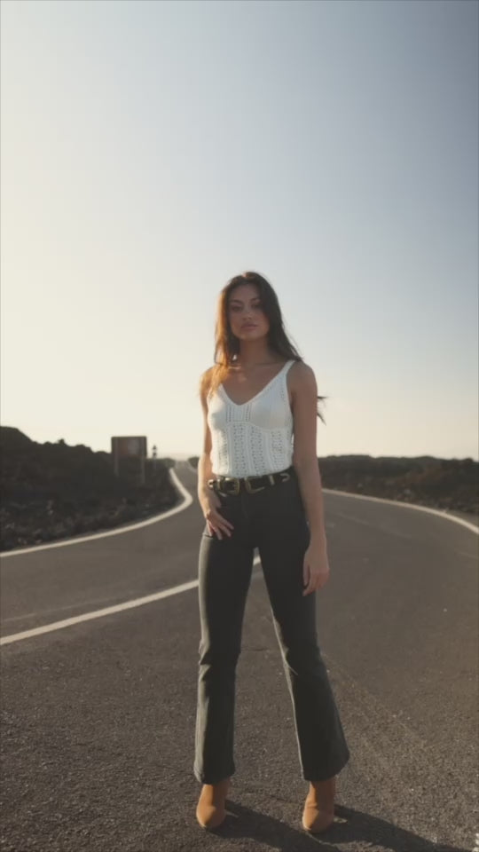 Grey flare jeans - Sonny