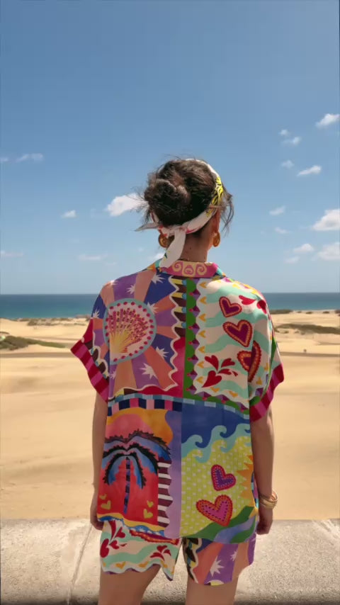 Loose printed shirt - Callie