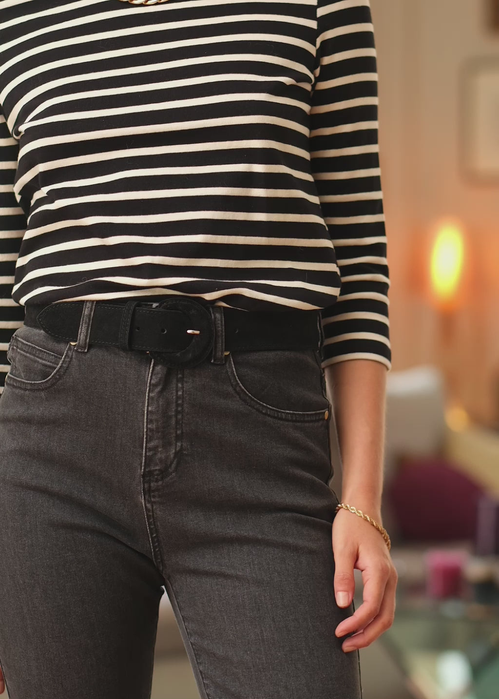 Ceinture Coral - Noir