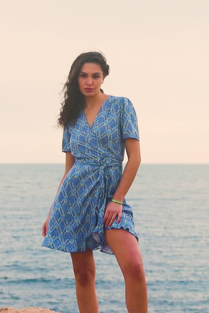 Robe Bridgette - Bleu