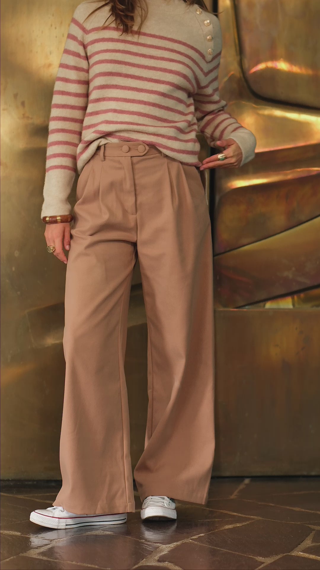 Pantalon Zeline - Noisette