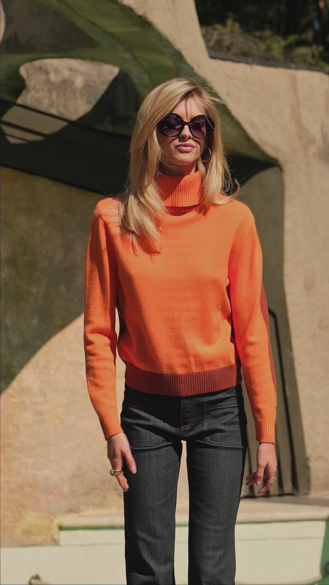 Pull Lunia - Orange/marron