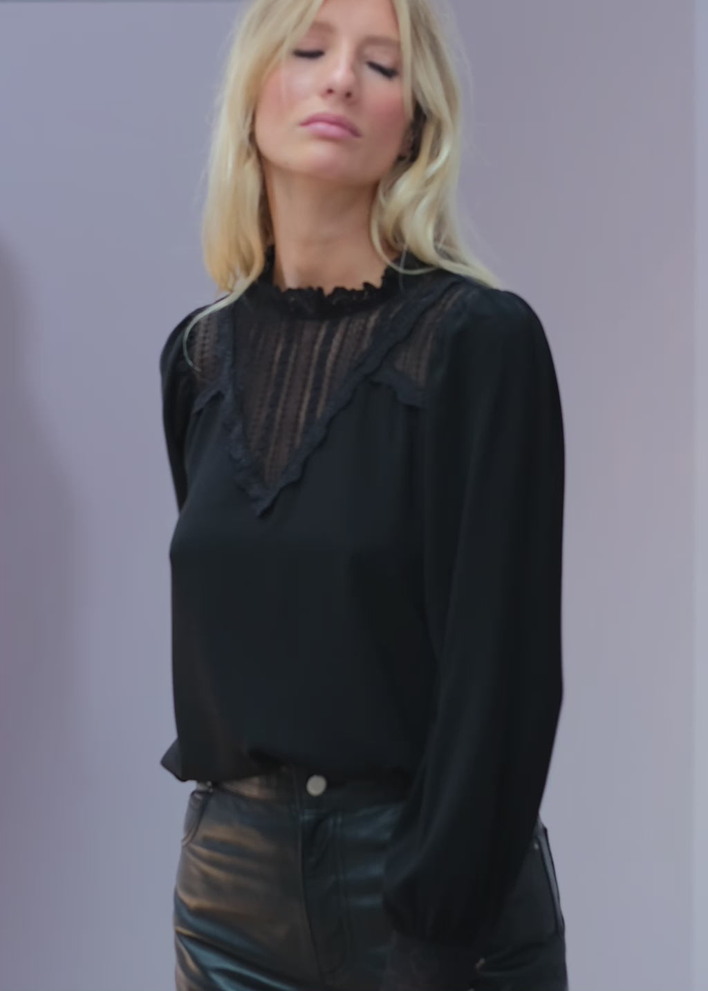 Blouse Horiana - Noir