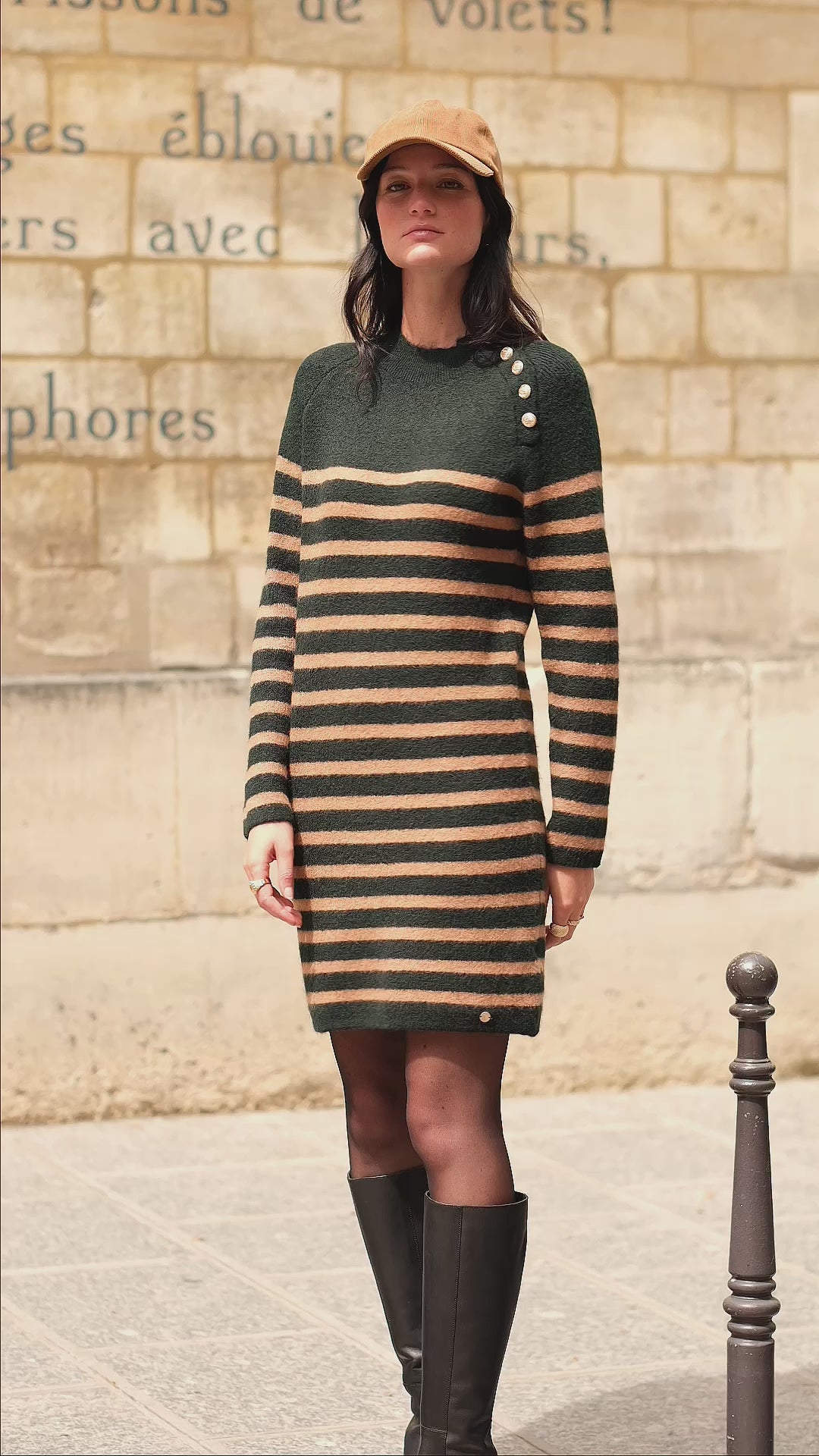 Robe Solie - Vert Foret/praline