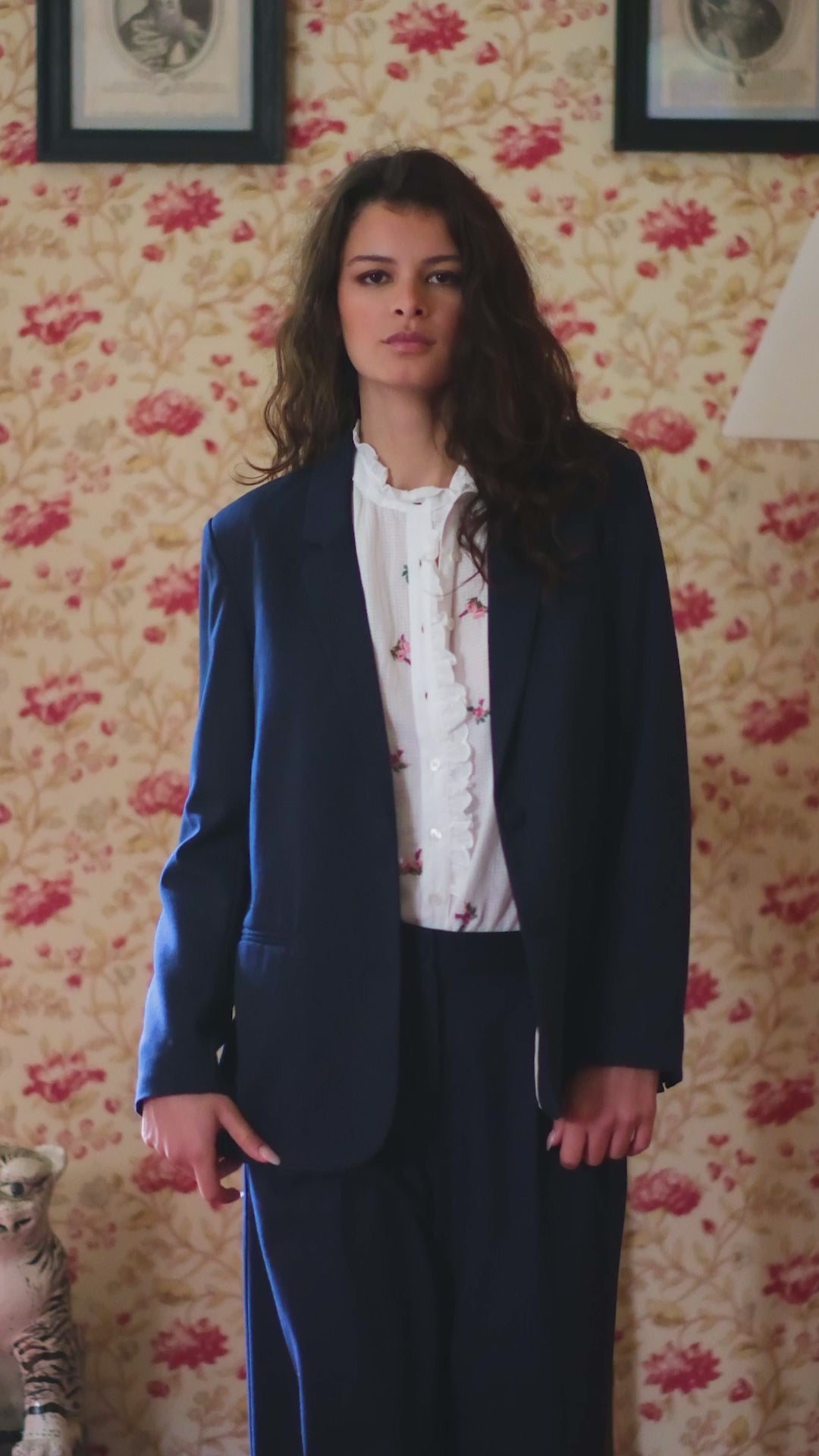 Veste de tailleur marine - Voliane