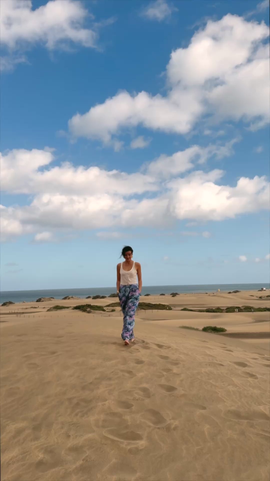 Pantalon droit à motif palmier - Parveen