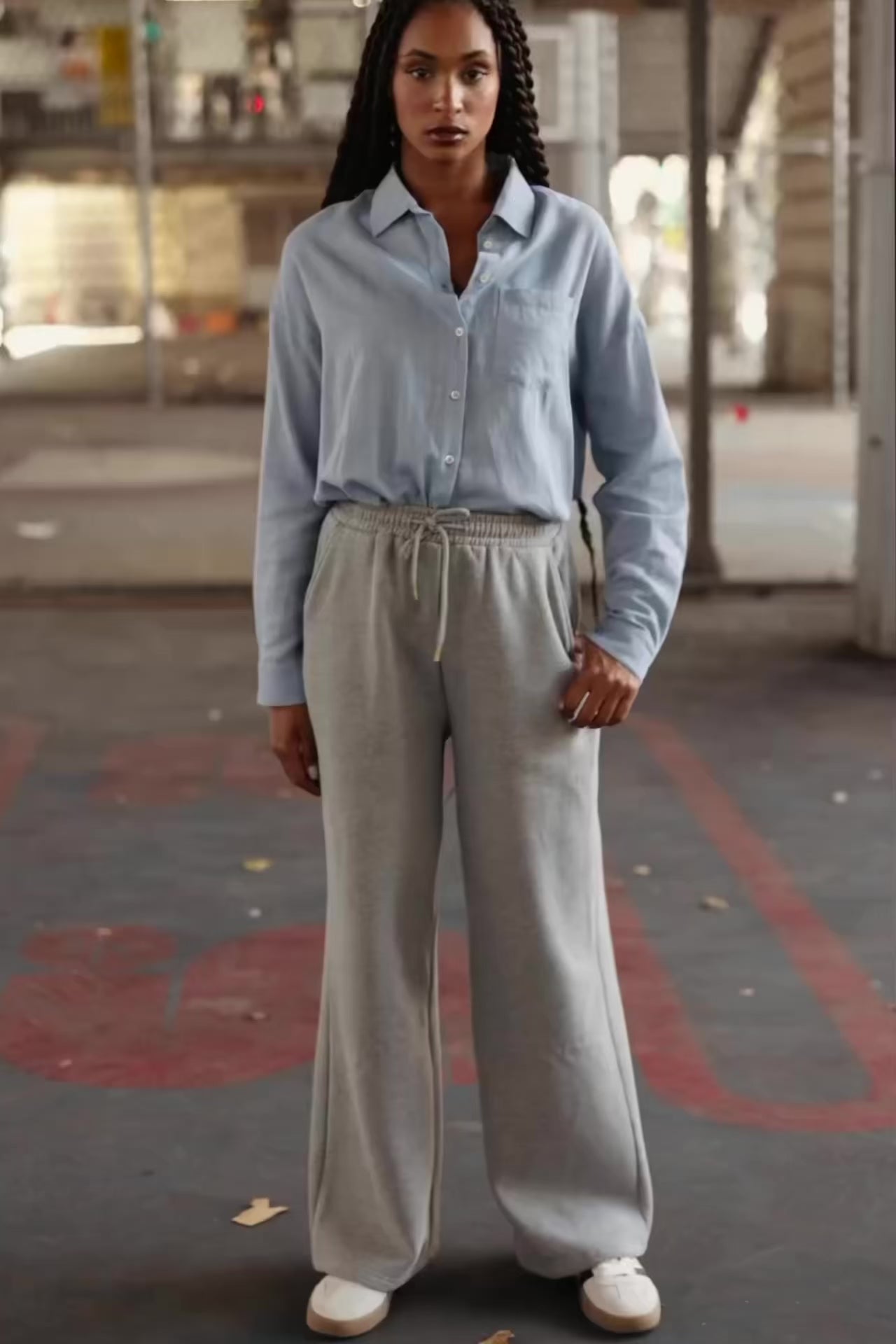 Grey jogging pants - Petra