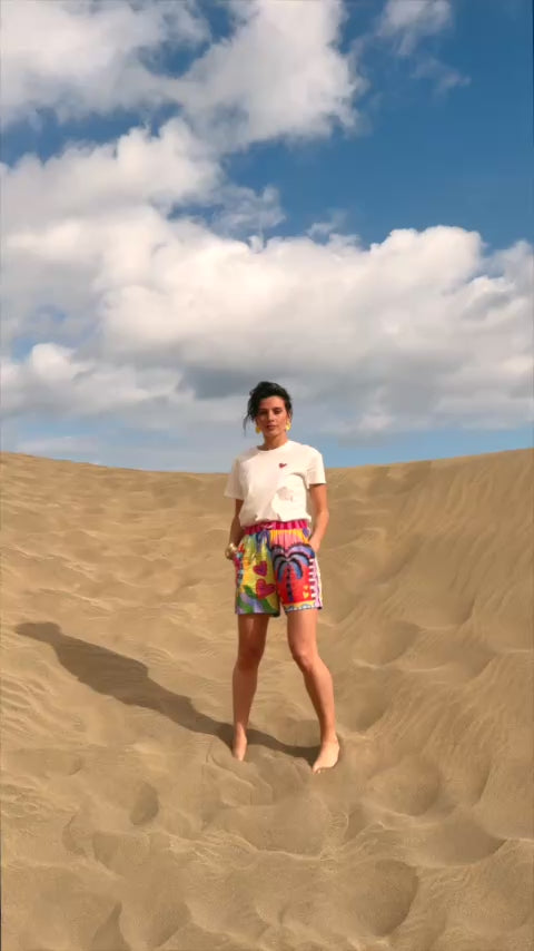 Short droit à motifs - Sanae