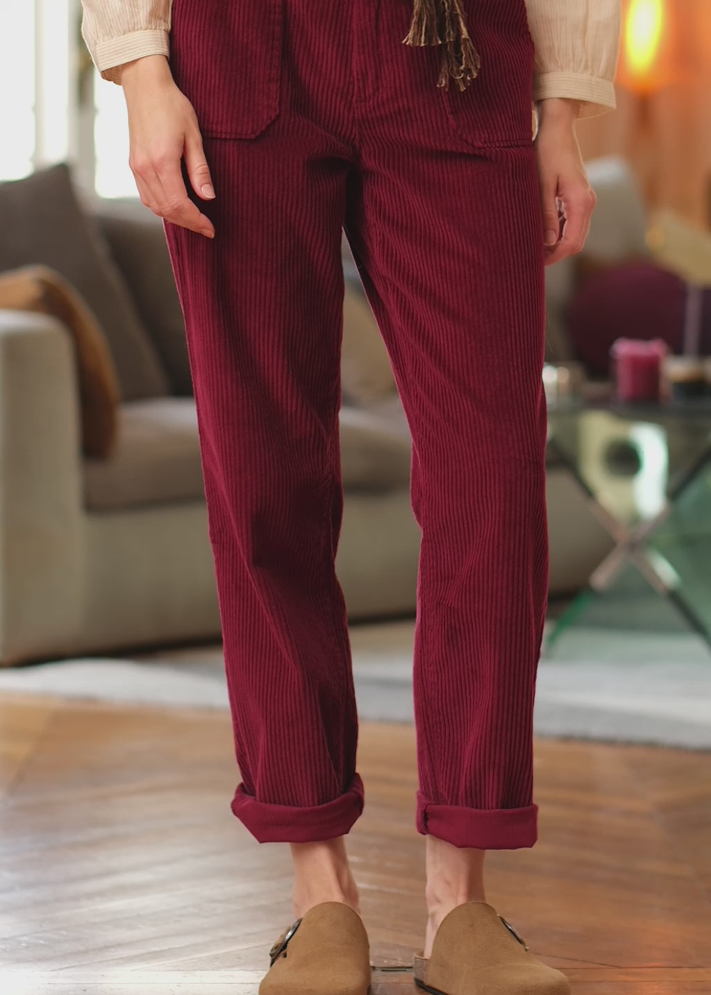 Pants Marisol - Framboise Cuite