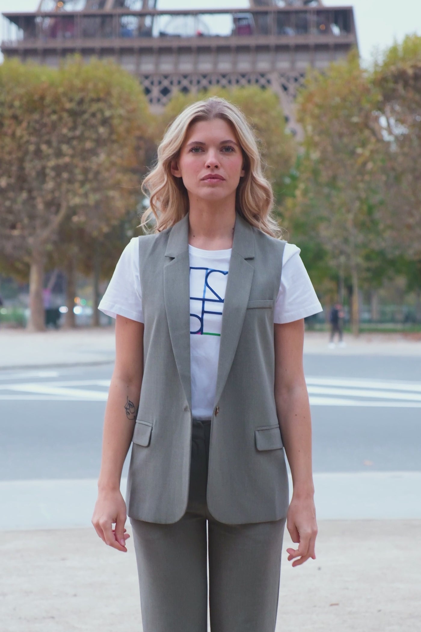 Veste sans manches gris - Vidas