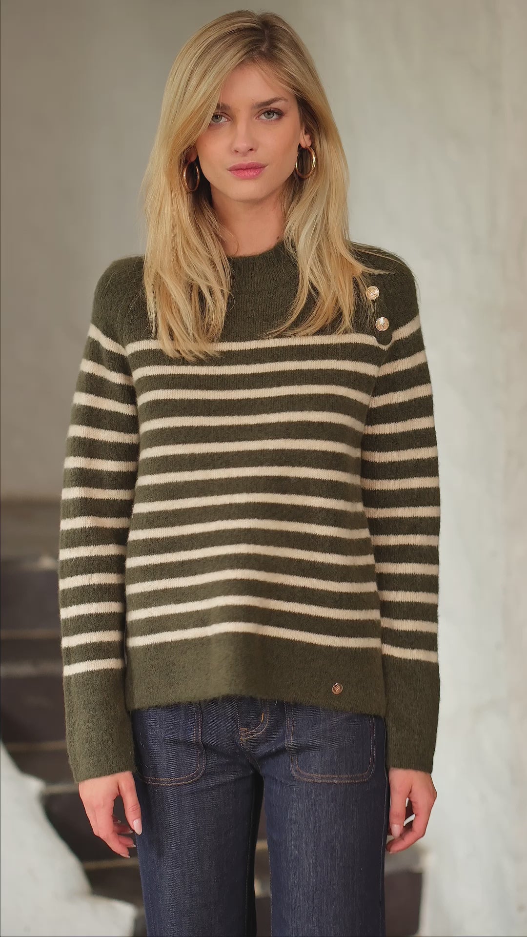 Pull Effie - Kaki/beige