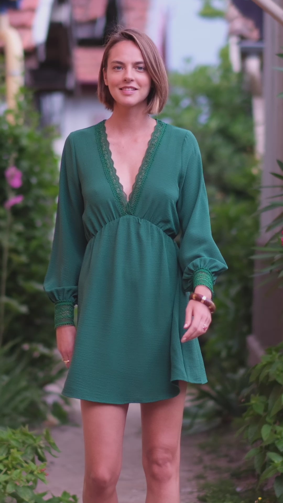Dress Evangeline - Vert