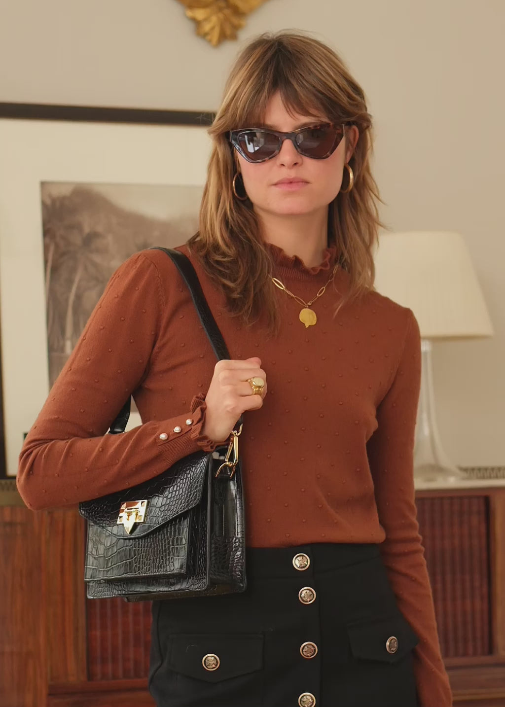 Pull Solferinos - Noisette