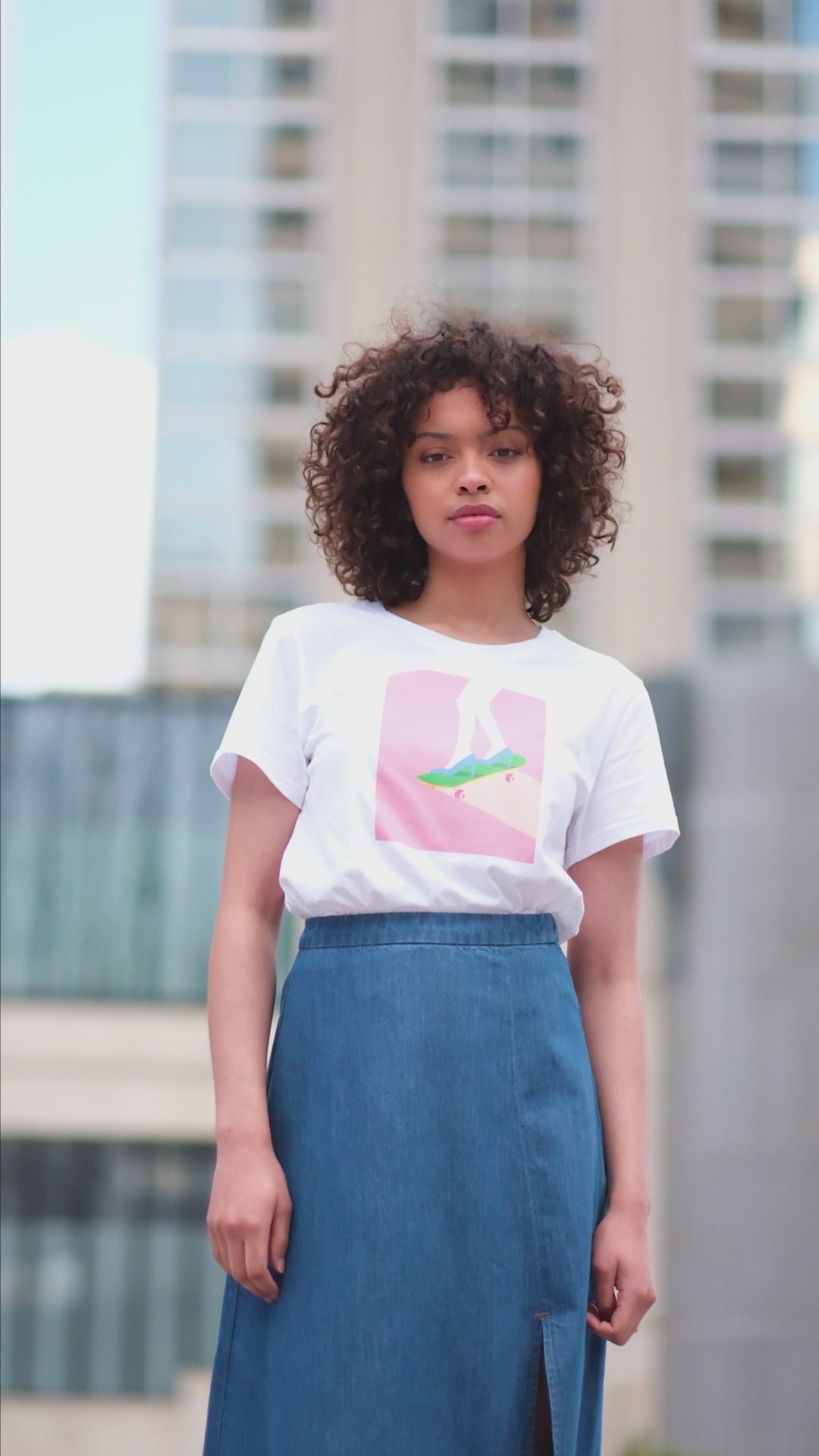 T-shirt Tess - 10-blanc