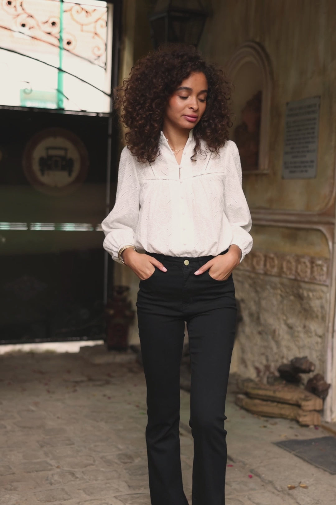 Black straight jeans - Imogen