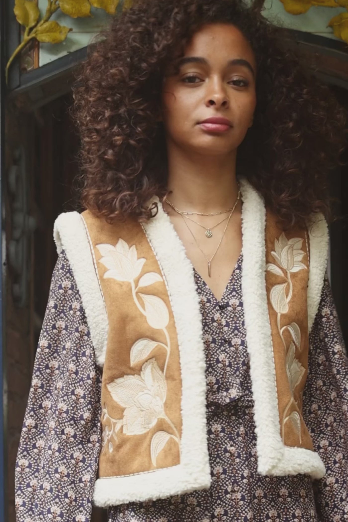 Veste camel - Viviane