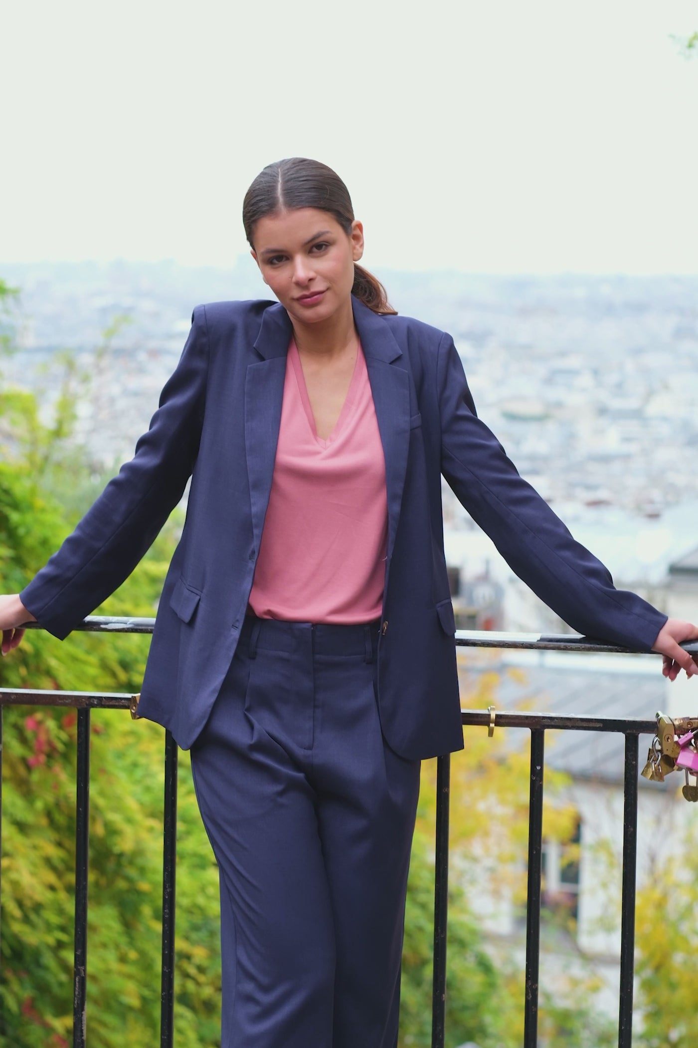 Navy suit jacket - Vida