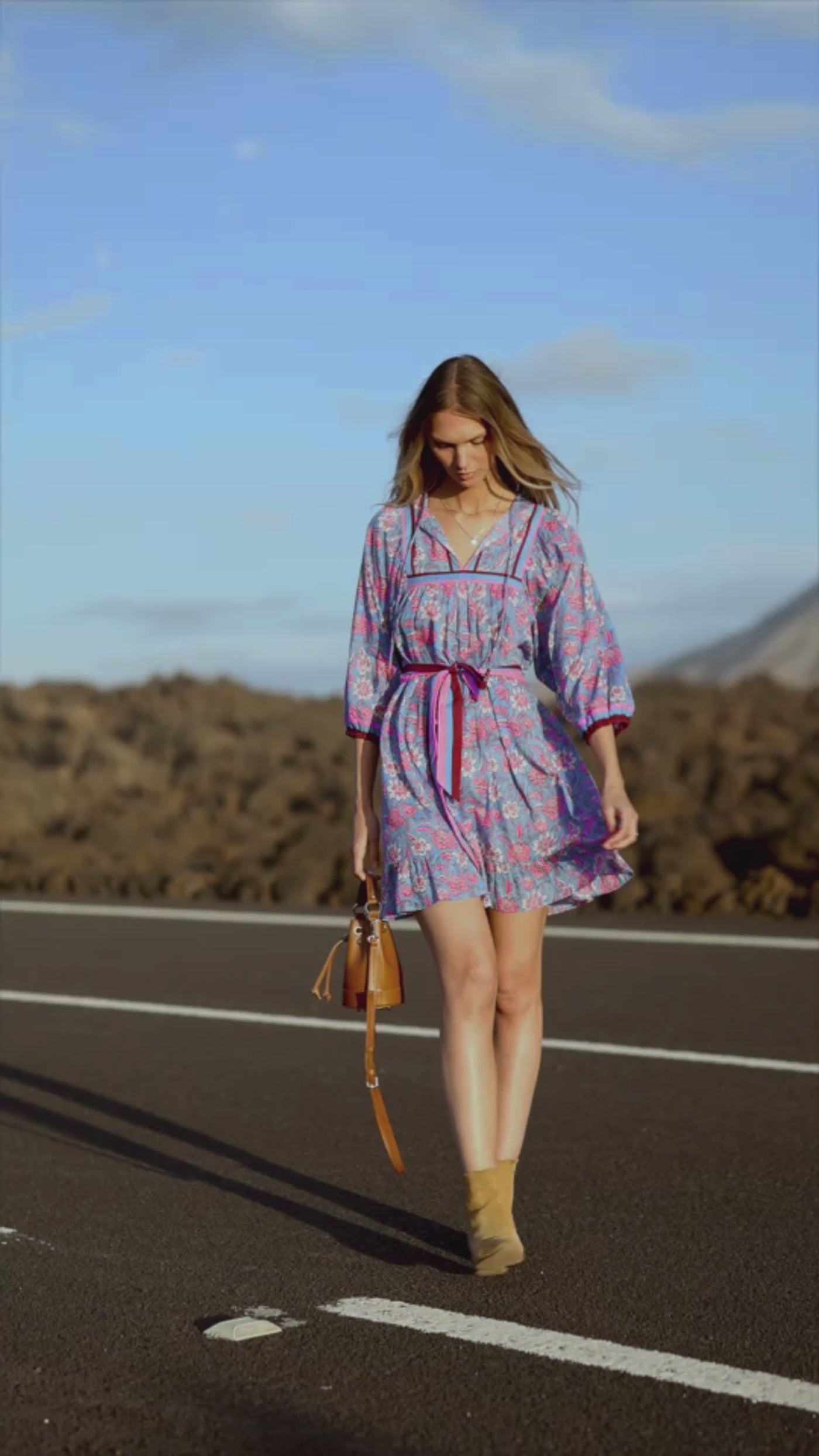 Floral flared dress - Rithy