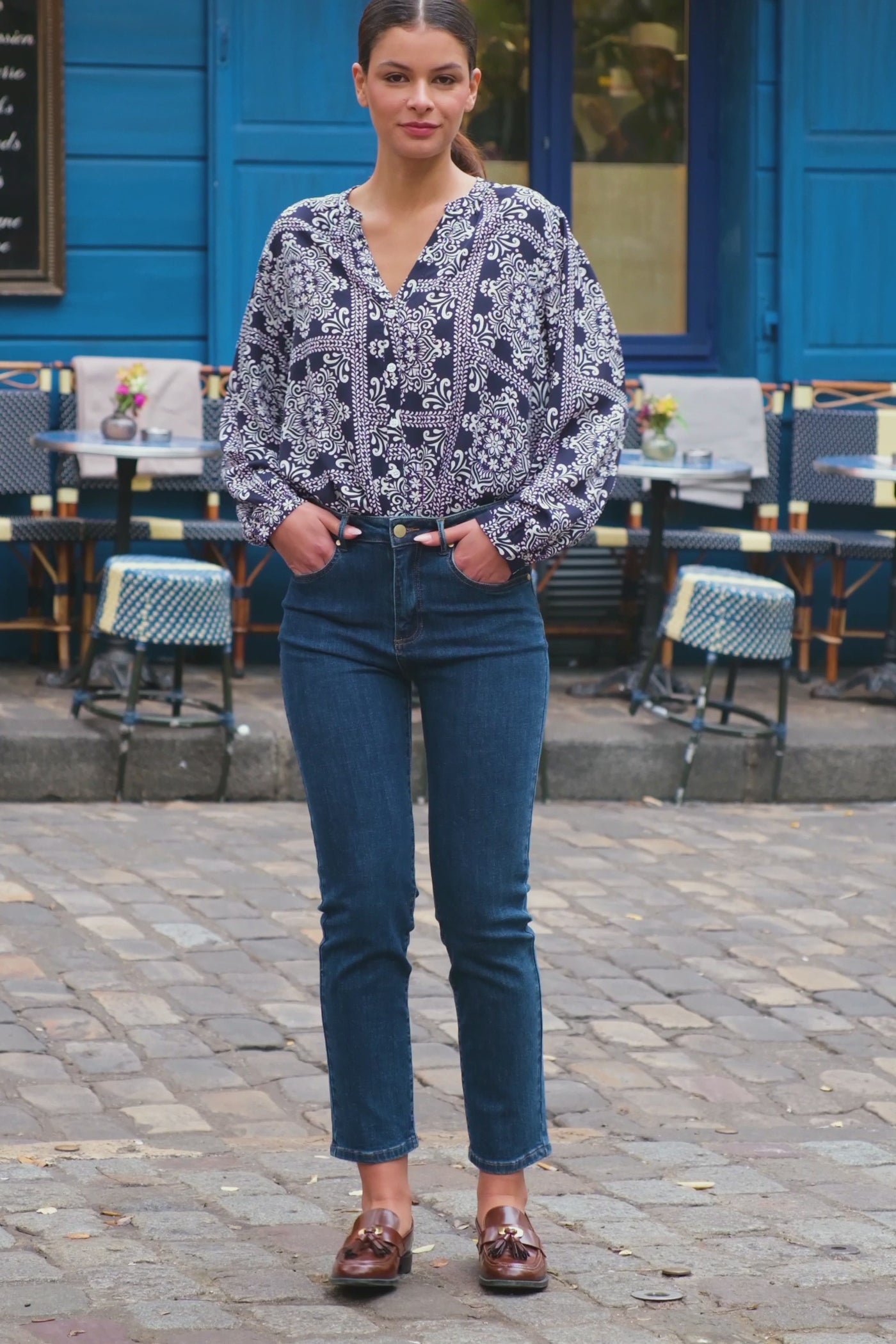 Jean droit deep wash - Brieg