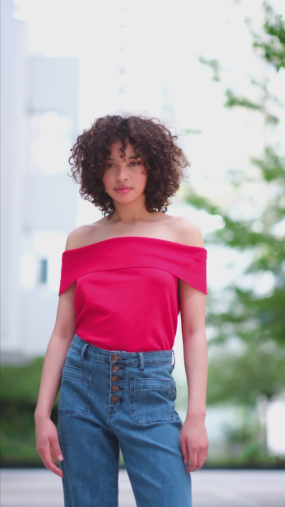 Knit Megan - 50-rouge