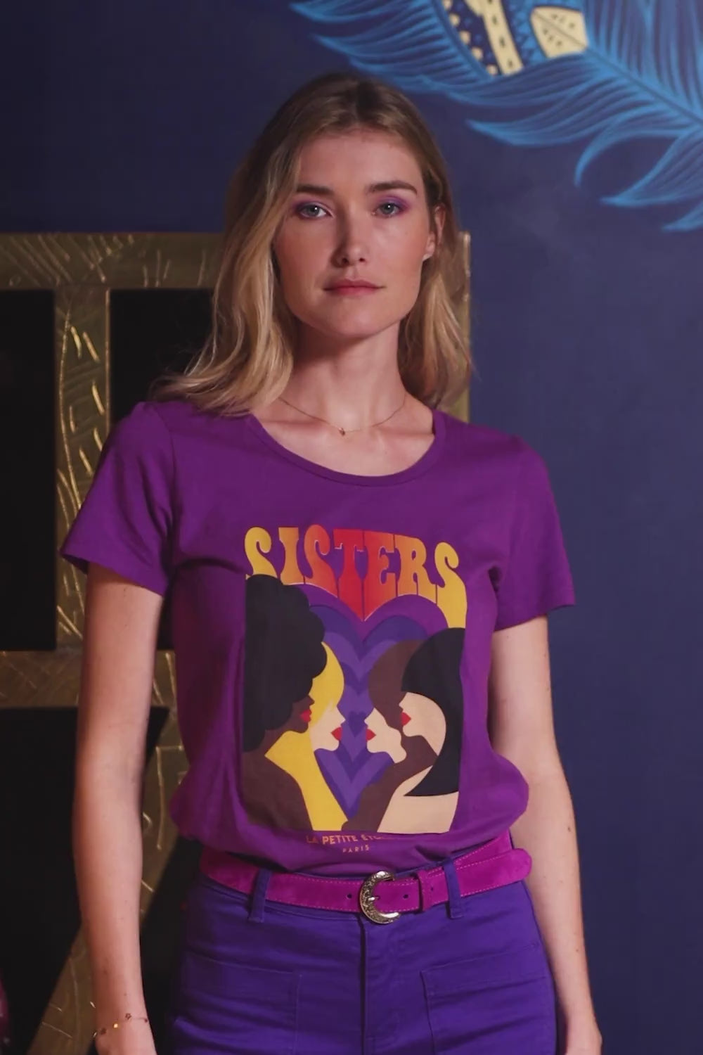 T-shirt Soeurettes - Violet