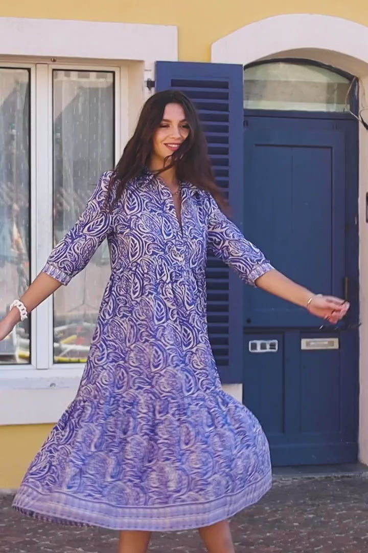 Robe Annemarie - Bleu