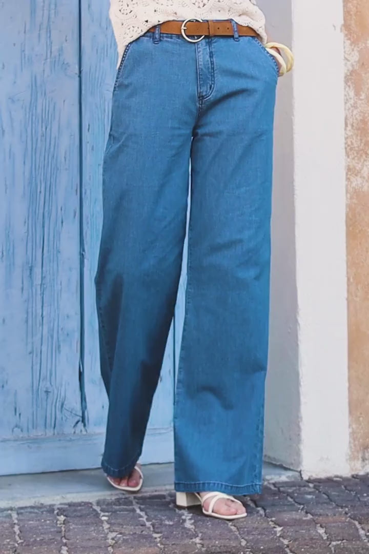 Pants Brielle - Chambray
