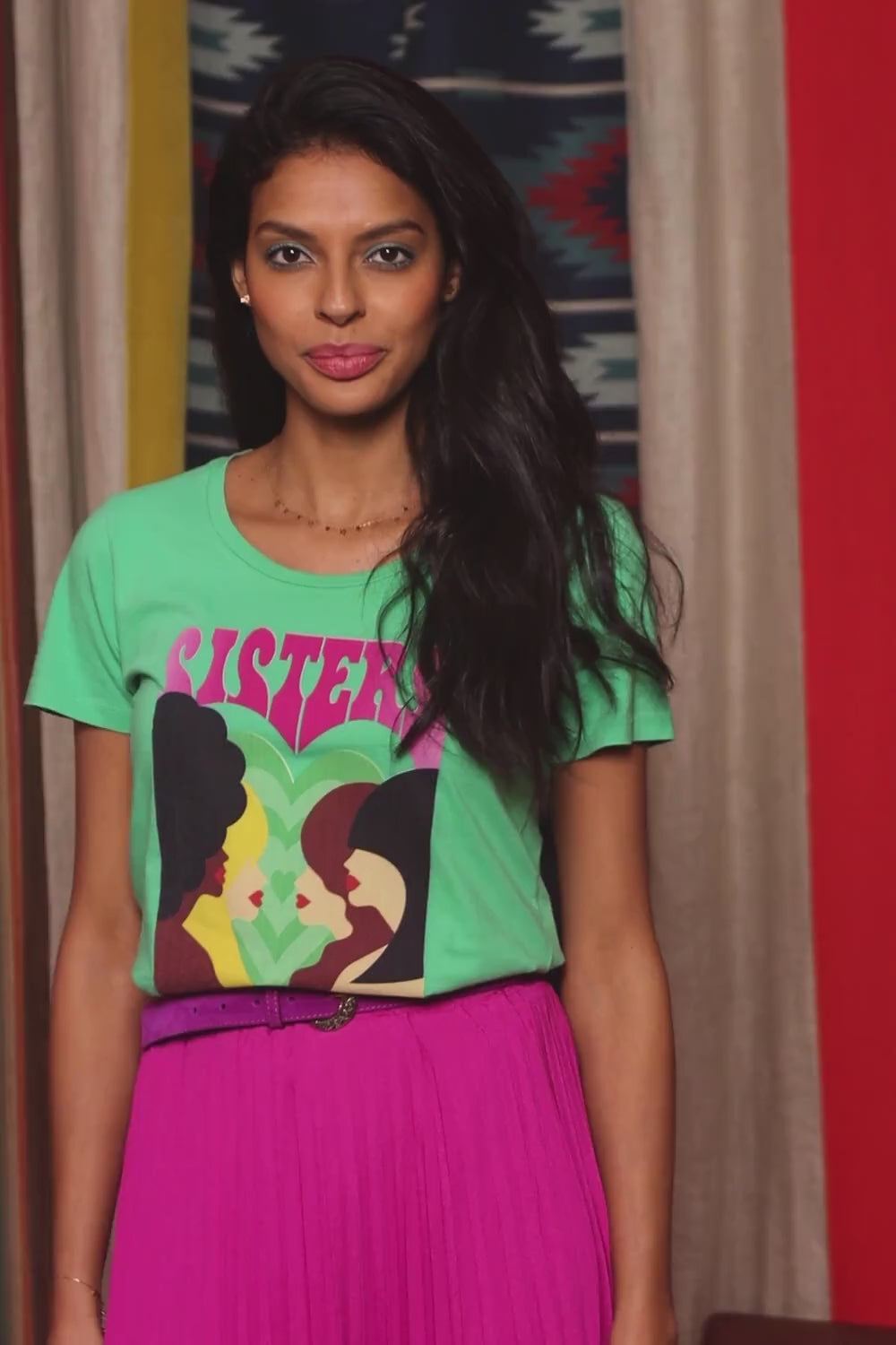 T-shirt Soeurettes - Vert