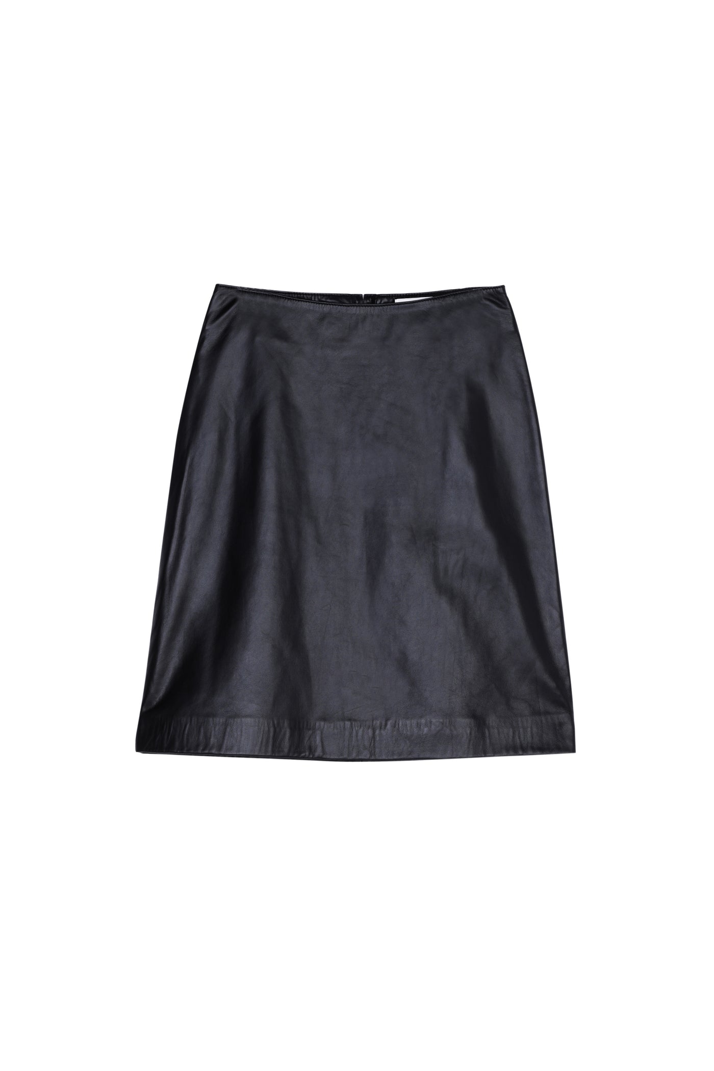 Black leather skirt - Asta