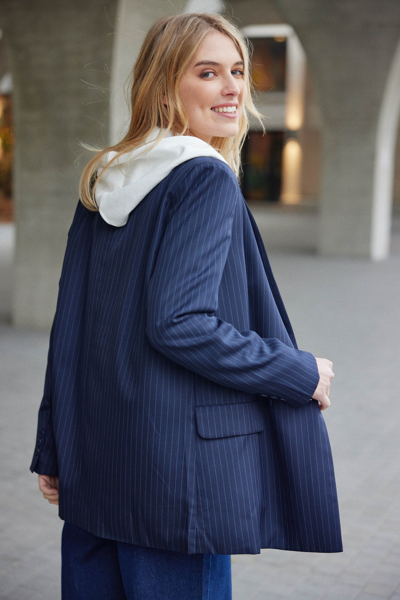 Veste Joudia - Marine