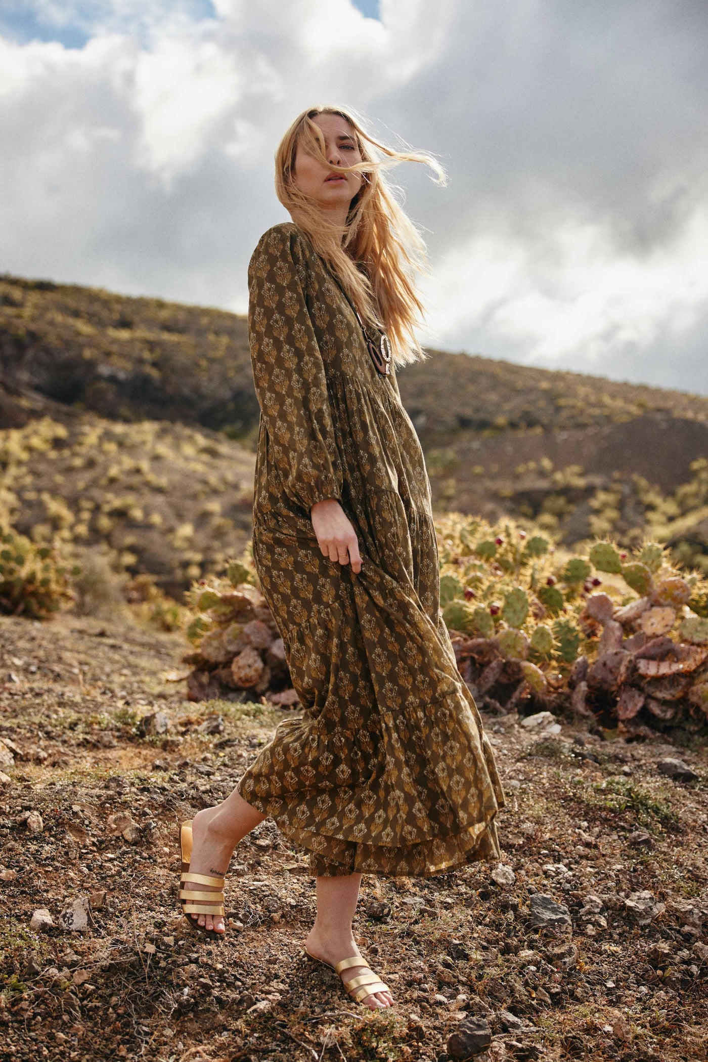 Dress Kami - Kaki