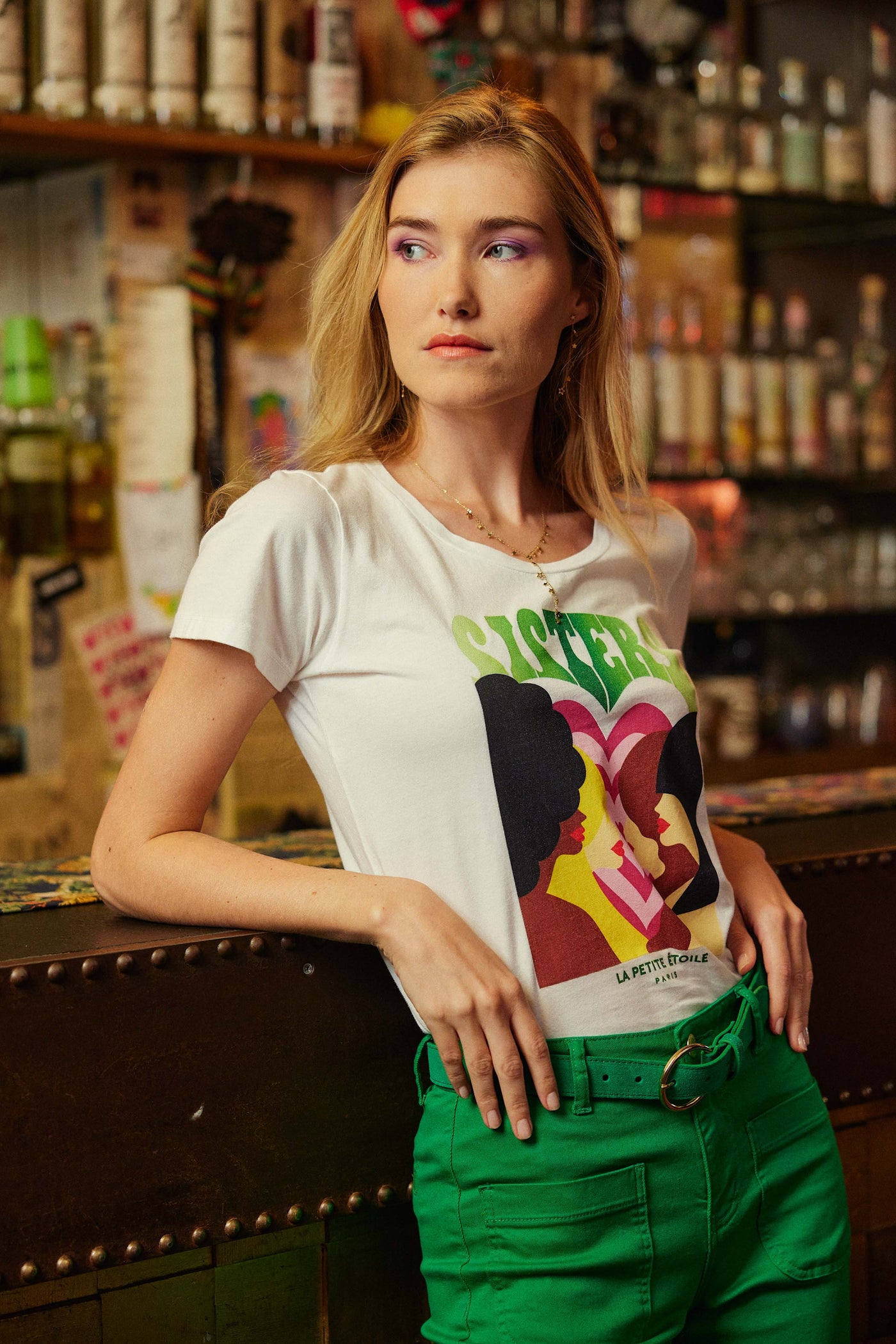 T-shirt Soeurettes - Blanc