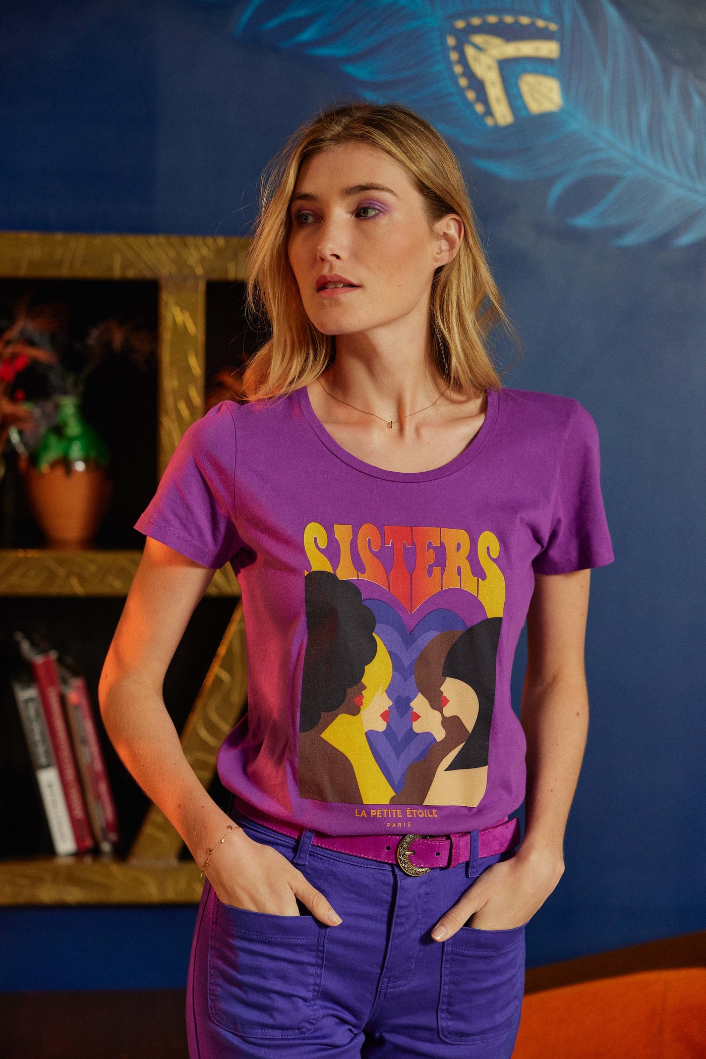 T-shirt Soeurettes - Violet