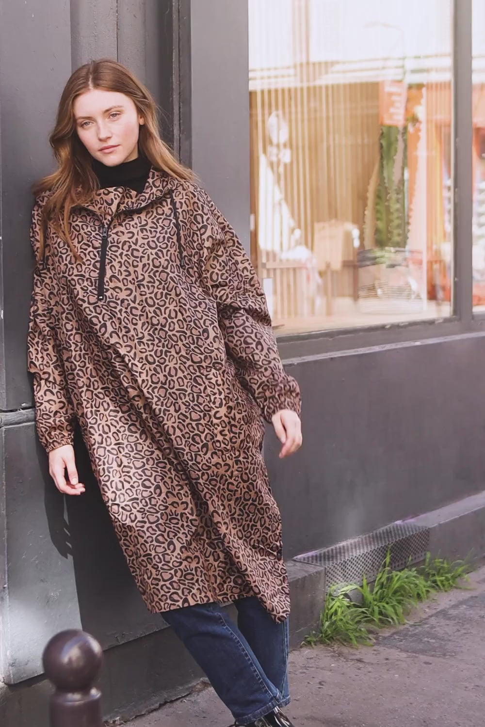 Rain cape Karl - Leopard